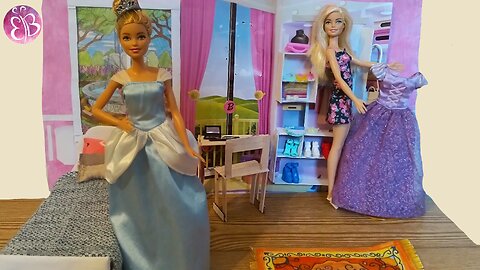 Barbie sister morning routine- breakfast- dresses- BaraeStories