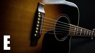 Soft Acoustic Guitar Backing Track In For Singing, Writing Songs (E Major)