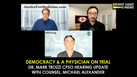 [INTERVIEW] Democracy & a Doctor on Trial -Dr Mark Trozzi CPSO Hearing Update with Michael Alexander