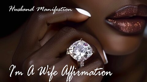 I'm A Wife Affirmation - Attract & Manifest Your Soul Mate (Listen To This Daily AFFIRMATION) !!