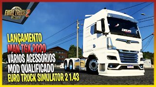 ▶️ETS2 1.43 LANÇAMENTO MAN TGX 2020 BRASILEIRO COM VÁRIOS ACESSÓRIOS MOD QUALIFICADO