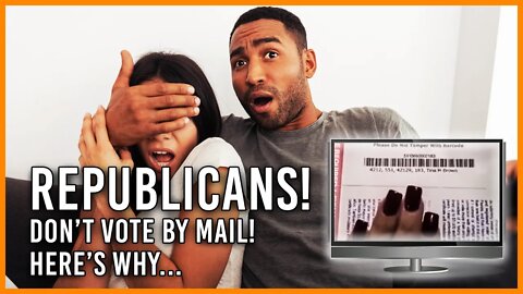 Republicans DO NOT Vote By Mail! This Woman Shows Why!