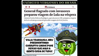 General flagrado com invasores preparou viagem de Lula na véspera