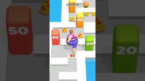 Squeezy Girl in New Levels#gaming #gameplay #runner #trending #funny #gamer #3d #mobilegames #shorts