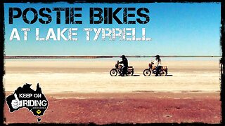 Postie Bikes at Lake Tyrrell