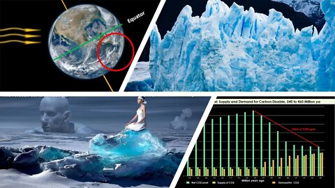 The causal network behind the Andean-Saharan Ice Age, the drop in CO2 level & the first vertebrate