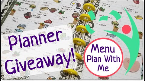 Planner Giveaway! Pantry and Freezer Menu Plan