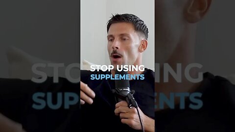 Why you NEED to stop using supplements..