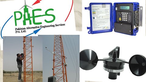 (PAES) Pakistan Alternative Engineering Services (Pvt) Ltd 90m met mast tower detail video