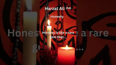 Hazrat Ali (RA) Saying About Honesty #islam #islamicstatus #honesty