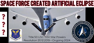 SPACE FORCE created ARTIFICIAL ECLIPSE to instill FEAR in NWO GLOBALISTS?!? READ NOTES!