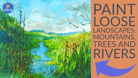 Mountain Landscape Watercolor Tutorial