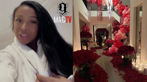 Lil Baby's "BM" Jayda Cheaves Gets Surprised With Over The Top Rose Display! 🌹