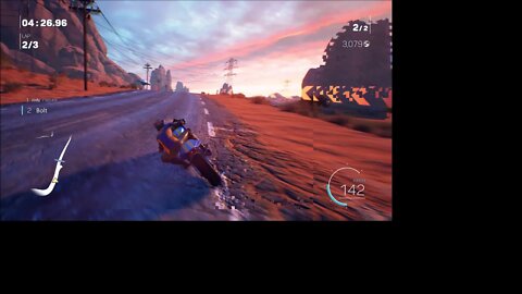 Moto Racer 4 - Ocher Rocks Rig - Crossing Lines - 3 Laps - Let's Drive