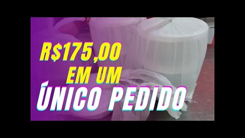 FIZ R$175,00 EM UM ÚNICO PEDIDO NO DELIVERY DE AÇAÍ EM CASA