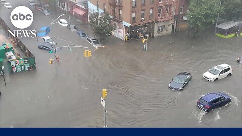 New York Flooding Chaos - Brooklyn - Long Island