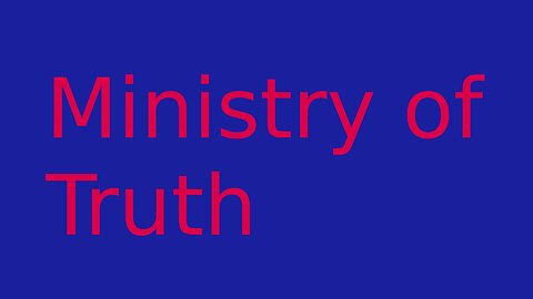Ministry of Truth shut down for now