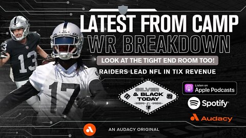 4/21/22 - Las Vegas Raiders News from Camp + How Good Can the Raiders WR Corps Be?