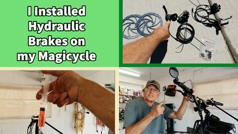 Installing Hydraulic Brakes on a Magicycle Ebike