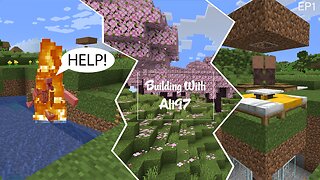 Minecraft 1.20.1| Building With Alt97| S1 E1 Villagers and More!