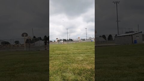 Discus Throw practice for Senior Olympics.