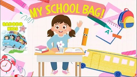 Kids School Bag Items | Classroom items | Preschool and Nursery