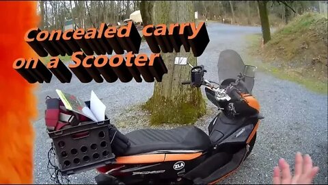 What is concealed carry: Riding my scooter to the range to discuss