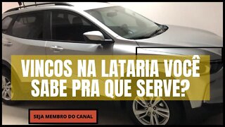 Vincos tem função estética, tem função de eventualmente conter cargas!