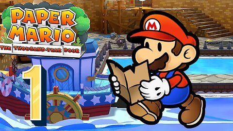 paper mario the thousend year door part 1: a riving at rogueport