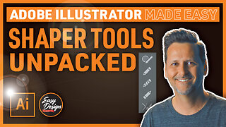 Pencil & Shaper Tools in Adobe Illustrator // For Beginners
