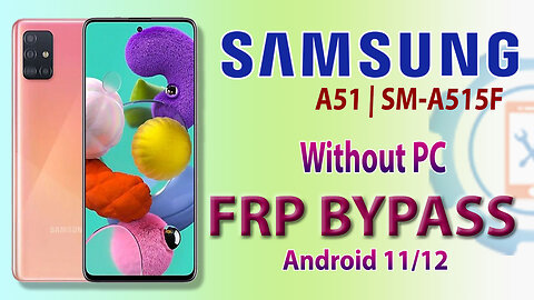 Samsung Galaxy A51 (SM-A515F) FRP Bypass | A51 Google Account Bypass 1 Click Only