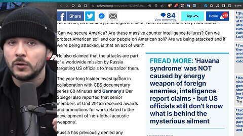 Russia Used ENERGY WEAPONS To FRY US Intel BRAINS, 2nd SHIP Hits Bridge, Media Shrieks WORLD WAR 3