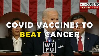 Joe Biden: "The vaccines that saved us from COVID are now being used to beat cancer."