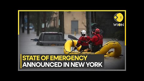 New York: Heavy rain floods streets, emergencies announced