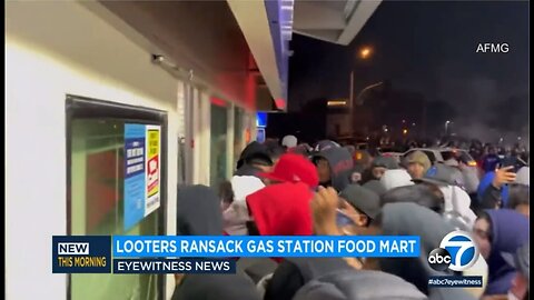 Mostly Peaceful Looters Ransack Gas Station Food Mart