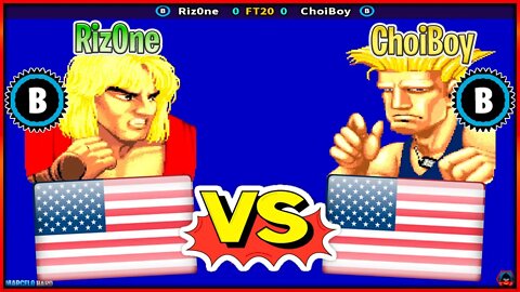 Street Fighter II': Hyper Fighting (Riz0ne Vs. ChoiBoy) [U.S.A. Vs. U.S.A.]