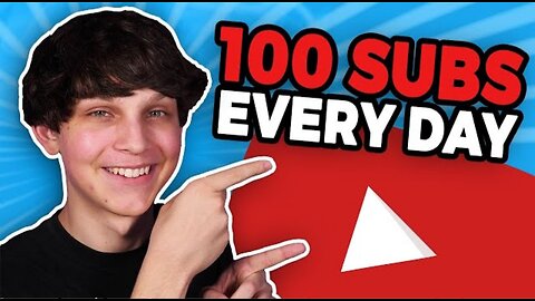 How to Get 100 Subscribers Every Day on YouTube 📈(Get Subscribers on YouTube fast)