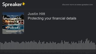 Protecting your financial details