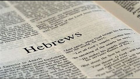 Bible Study - Hebrews 6