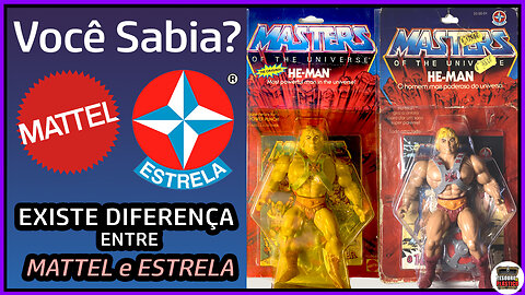 Review e comparativo entre He-Man ESTRELA e MATTEL.