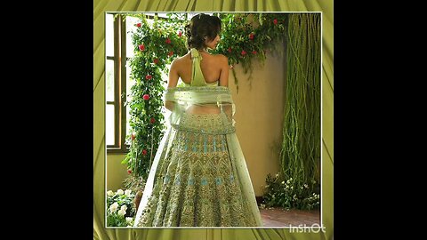 very nice popular lehenga and choli for women design short video