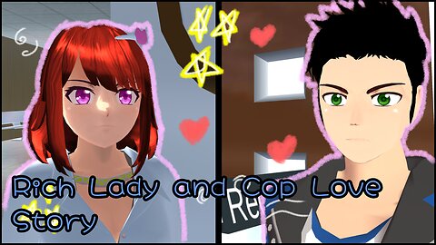 Rich Lady and Cop Love Story EP 1 | Sakura School Simulator Drama