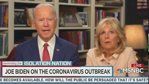 Jill Biden tries to stop Joe Biden's ramblings (DEEP FAKE)