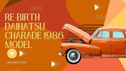 RE-BIRTH Daihatsu Charade | Model 1986 | 🔥