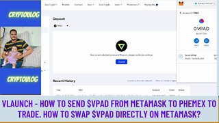 Vlaunch - How To Send $VPAD From Metamask To Phemex To Trade. How To Swap $VPAD Directly On Metamask