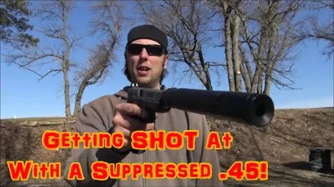 Getting Shot At With A Suppressed .45!