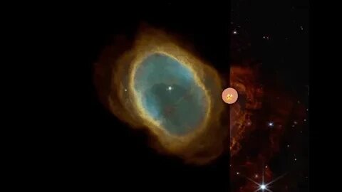 Hubble Telescope image vs James Webb Telescope