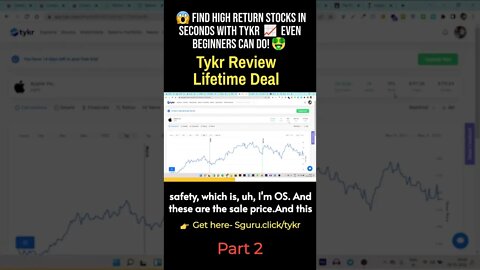 Tykr Stock Screener Lifetime Deal Review