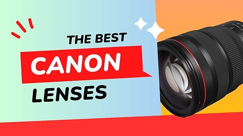 The Best Canon Lenses are in this bag!! MUST WATCH!!