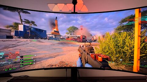 Battlefield 2042 REDUX is IMPRESSIVE on a LG 45GR95QE! OLED UltraWide Gaming Monitor